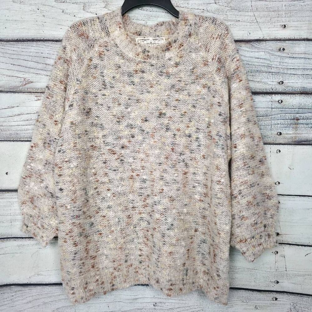 Pink Martini Speckled Knit Pullover Sweater M